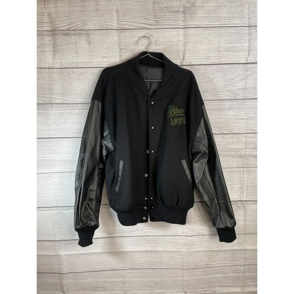 Jackets & Coats Pilsner Urquell Mens Leather Sleeve Varsity Bomber